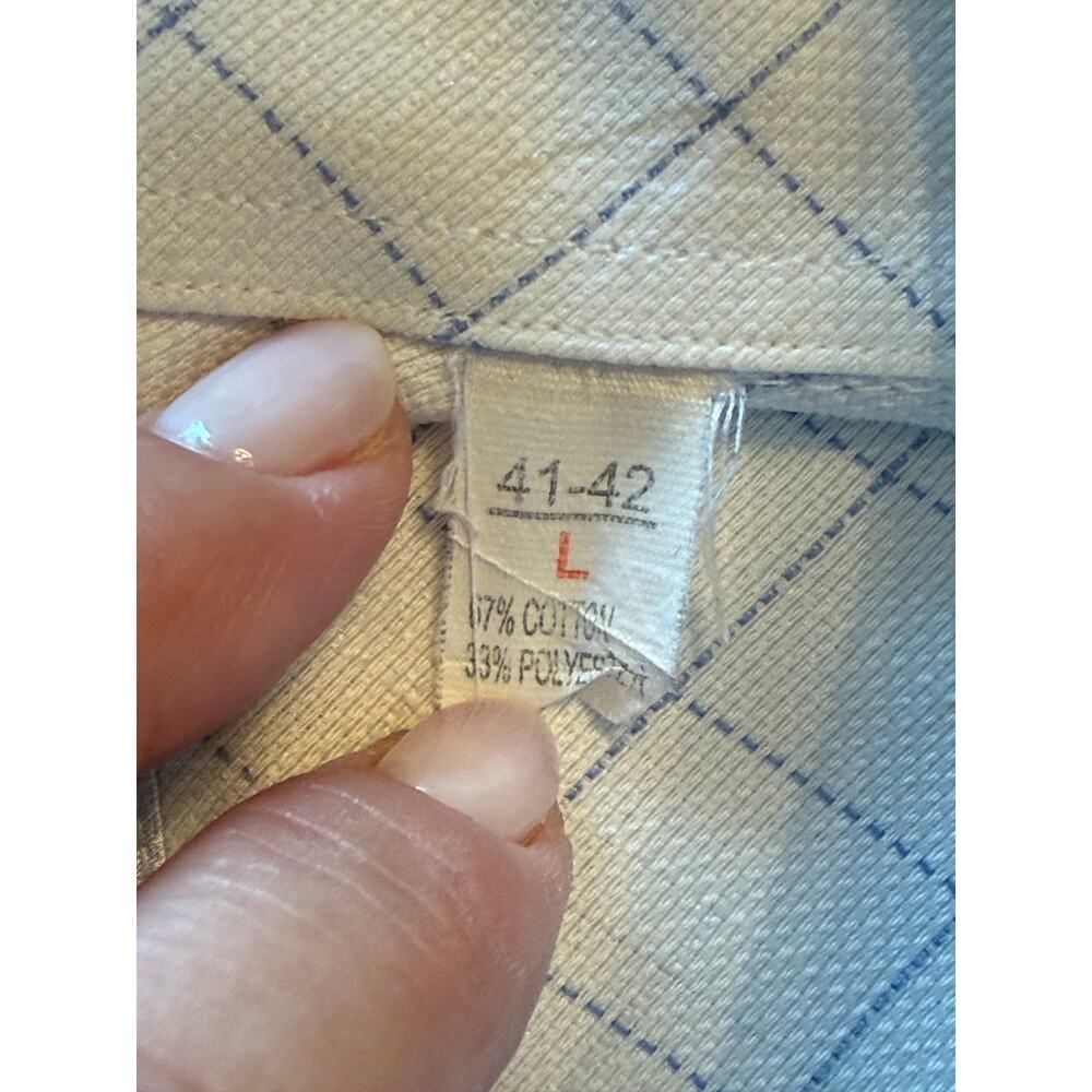 Vintage Chemises Mister Paris White Dress Button Down Long Sleeve Shirt 41-42 L - Picture 4 of 7